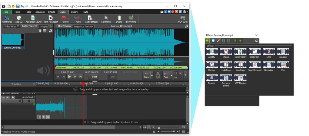 videopad video editor for windows